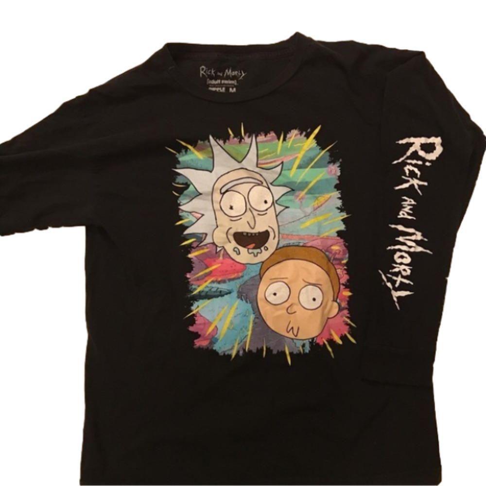Rick And Morty Men’s M Long Sleeve T-shirt. Unisex.